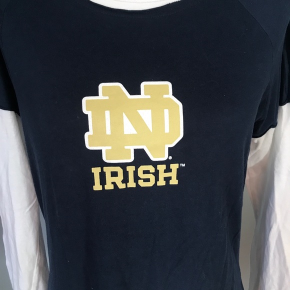 Notre Dame Long Sleeved T-shirt - Picture 2 of 3
